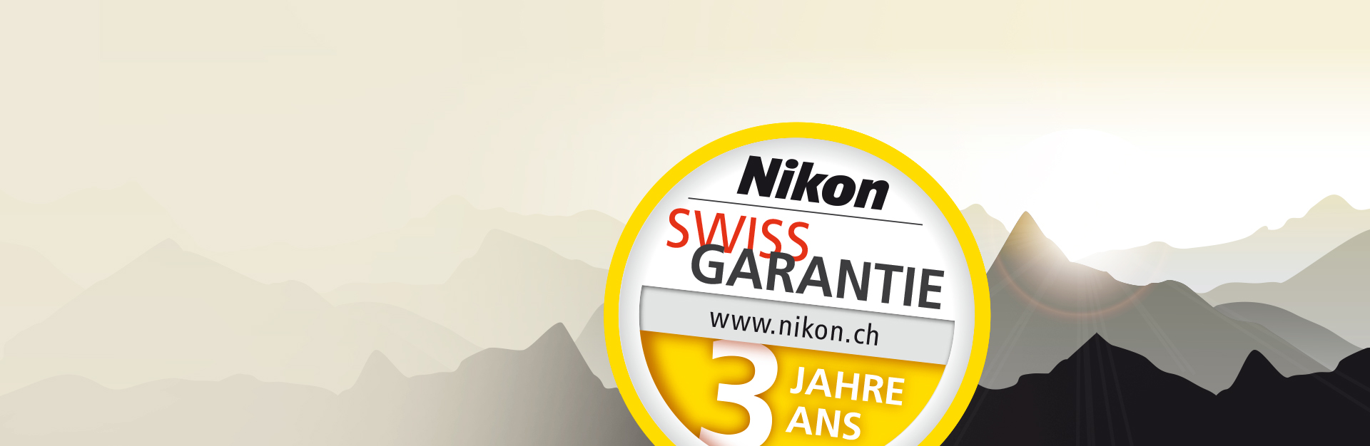 3 Jahre Nikon Swiss Garantie